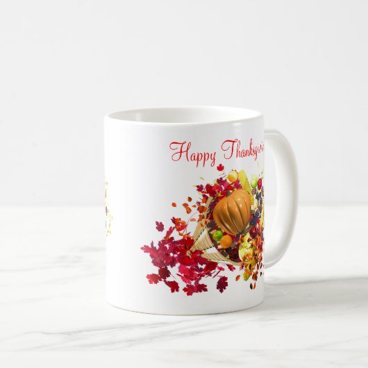 Mug Thanksgiving Cornucopia (Devant droit)