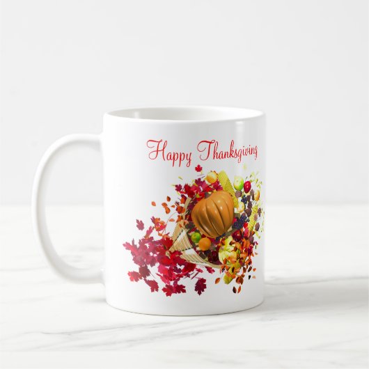 Mug Thanksgiving Cornucopia (Gauche)