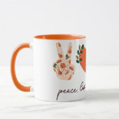Mug Thanksgiving Day Citation, Love Peace Thanksgiving (Gauche)