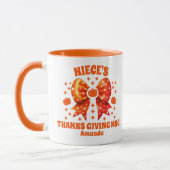 Mug Thanksgiving de la nièce personnalisée (Gauche)