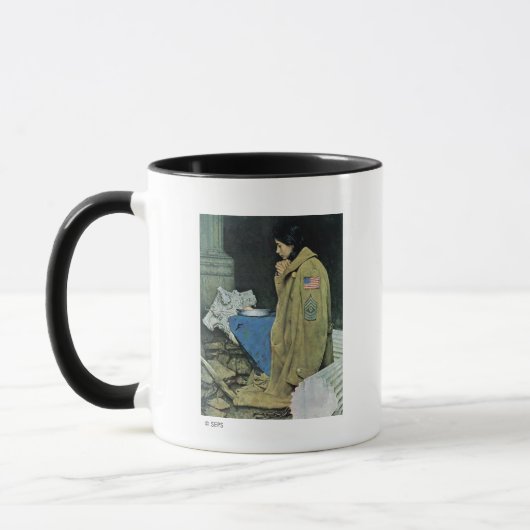 Mug Thanksgiving de réfugié (Gauche)