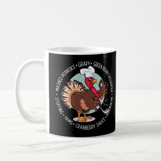 Mug THANKSGIVING DINNER EST SERVI drôle d'action de gr (Gauche)
