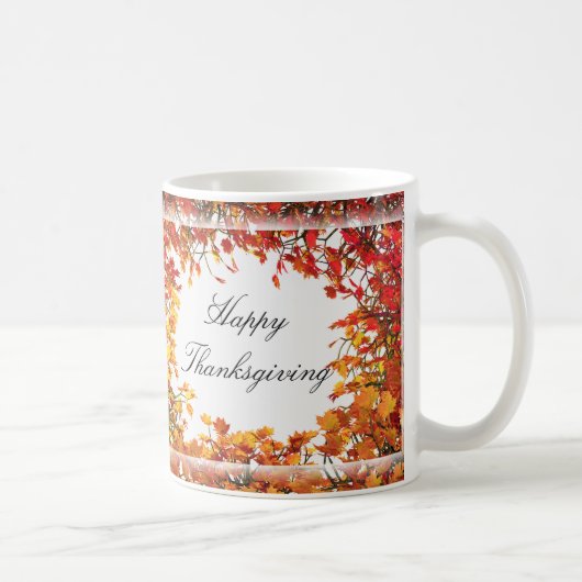 Mug Thanksgiving Fall Tree Circle (Droite)