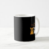 Mug Thanksgiving French Buldog Fall Frenchie Dog Men (Devant droit)
