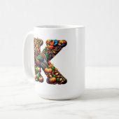 Mug Thanksgiving gift for letter k (Devant gauche)