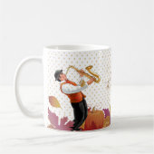 Mug Thanksgiving Holiday Party, Retro Music Jazz Music (Gauche)