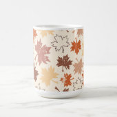 Mug Thanksgiving jour design, automne feuilles naturel (Centre)