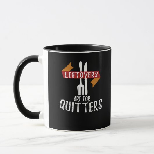 Mug Thanksgiving Leftots Sont Pour Quitters Classic Ae (Gauche)