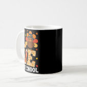 Mug Thanksgiving Love Preschool Teacher Turkey Autumn  (Devant gauche)