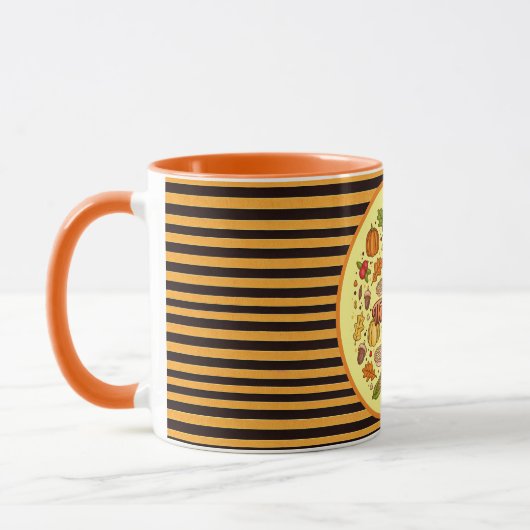 Mug Thanksgiving Moderne Belle Collection Automne (Gauche)