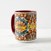 Mug Thanksgiving Populaire citrouille d'automne Collec (Devant gauche)