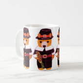 MUG THANKSGIVING TEDDY BEAR     (Devant gauche)