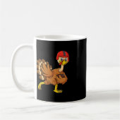 Mug Thanksgiving Turkey Football Player Trophy Award P (Gauche)