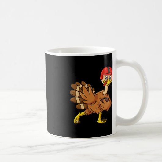 Mug Thanksgiving Turkey Football Player Trophy Award P (Droite)