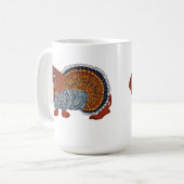 Mug Thanksgiving Turquie de teckel (Devant gauche)