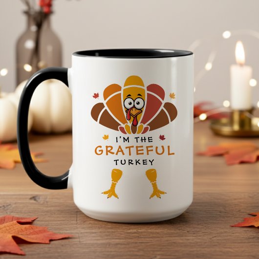 Mug Thanksgiving Turquie Gratte Fall Friand