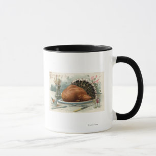 Mug Thanksgiving Turquie habillée par DayA pour le