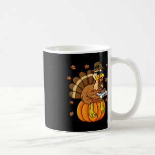 Mug Thanksgiving Turquie Joueur Citrouille Garçons Enf