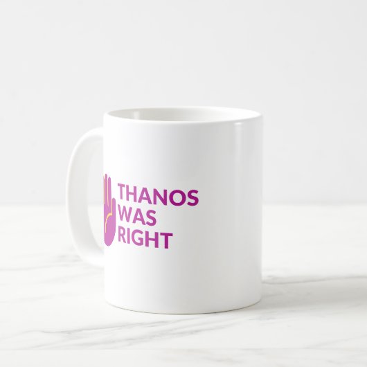 Mug Thanos avait raison (Devant gauche)