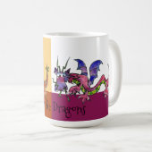 Mug Thare Be Dragons (Devant droit)