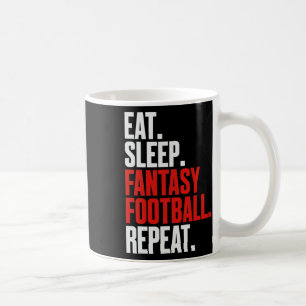 Mug That Says eat Sleep Imaginaire Football Repeat'