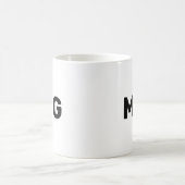 Mug that says Mug (Centre)