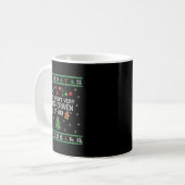 Mug That Wasn't Very Data Driven Of You Ugly Christmas (Devant gauche)