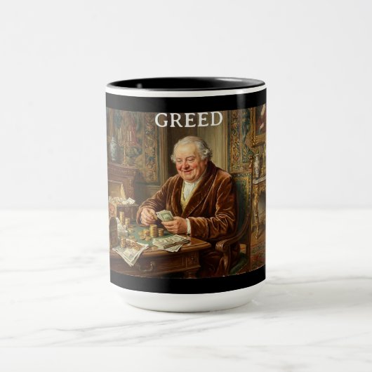 Mug The 7 Satanic Virtues: Greed  (Centre)