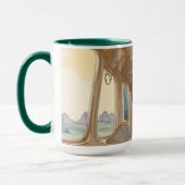 Mug Thé à boire à la chatte orange (Gauche)