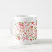 Mug Thé à la Fête des Fleurs de Fraisier (Devant gauche)