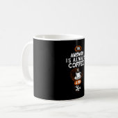 Mug The Answer is Always Coffee (Devant gauche)