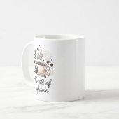 Mug The Art of Infusion - Elegant Coffee Illustration (Devant gauche)
