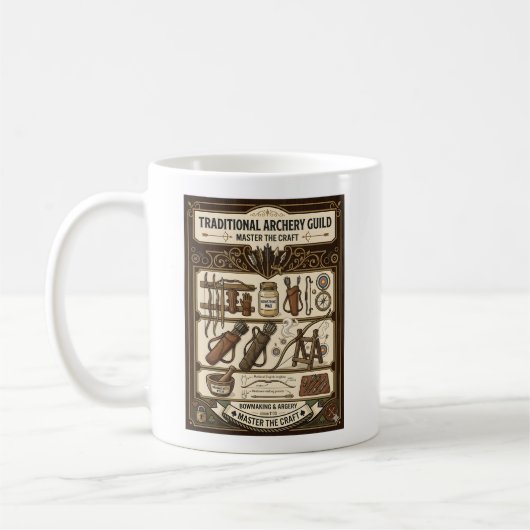 Mug The Art of Traditional Archery - Longbow Heritage (Gauche)