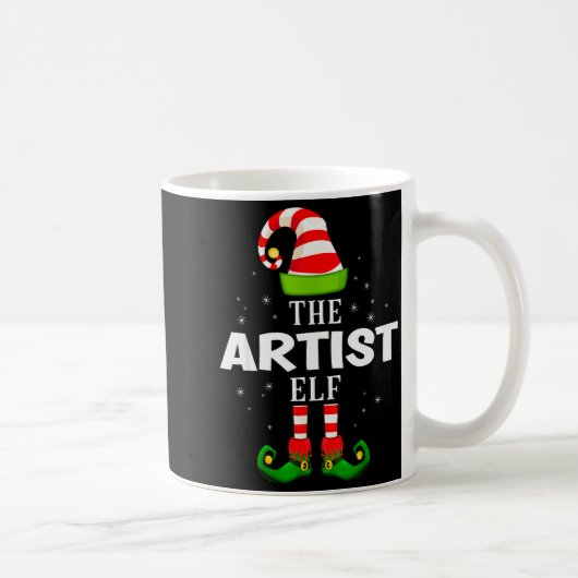 Mug The Artist Elf Christmas Pjs Matching Pajama (Droite)