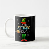 Mug The Artistic Elf Squad Elf Family Christmas Pajama (Gauche)