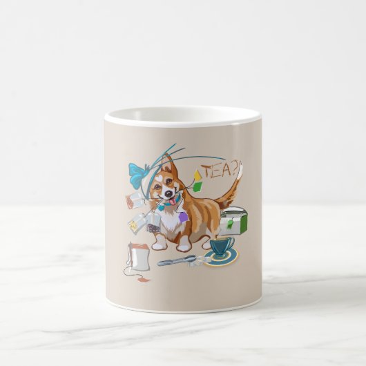 Mug Thé au Corgi (Centre)