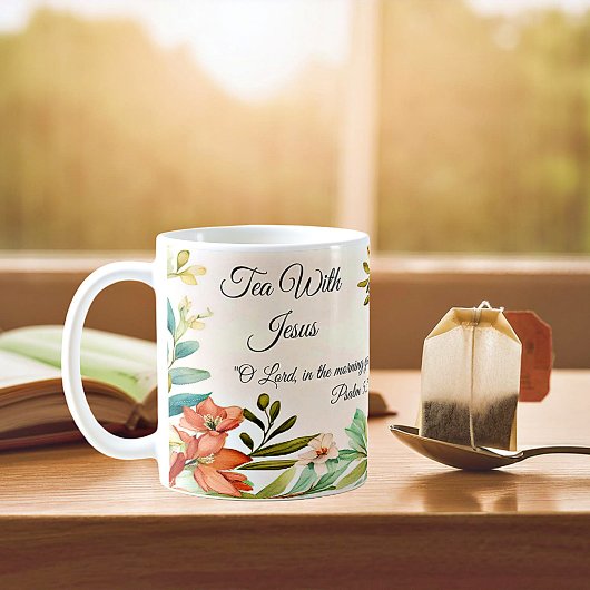 Mug Thé avec Jésus (ou personnaliser)