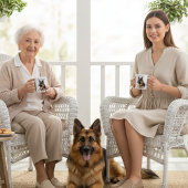 Mug Thé avec mon berger moderne