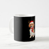 Mug The Beagle Christmas Reindeer Christmas Lights (Devant gauche)