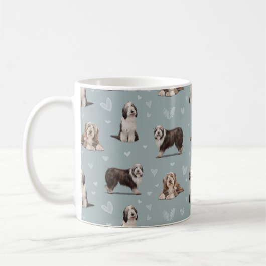 Mug The Bearded Collie Dog (Gauche)