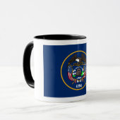 Mug The Beehive State Industry Flag of Utah Frosted Gl (Devant gauche)