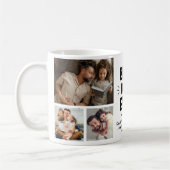 Mug The Best Dad Ever Cute Photo Collage for Dad (Gauche)