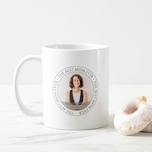 Mug The Best Mama Ever Modern Classic (Avec donut)