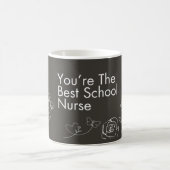 Mug The Best Nurse - Doodle Design (Centre)