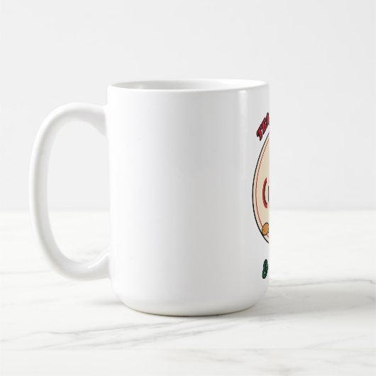 Mug Thé, biscuits et gui (Gauche)