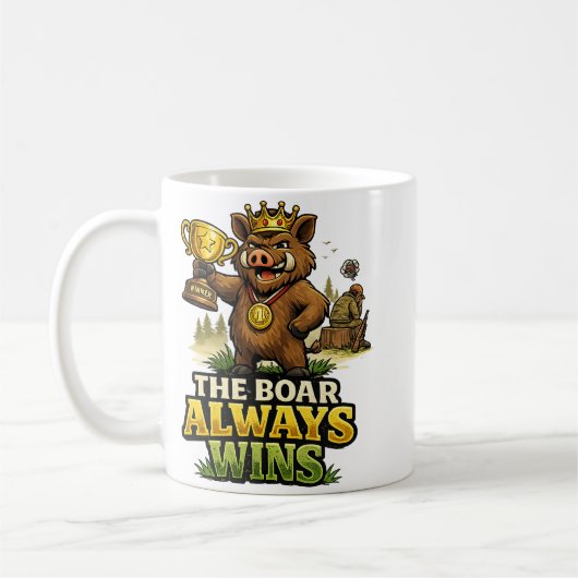 Mug The Boar Always Wins (Gauche)