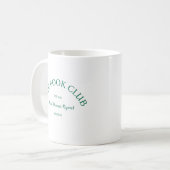 Mug The Book Club Green Crest Lire Discuter Répéter (Devant gauche)
