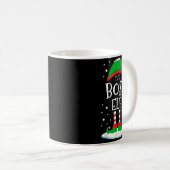 Mug The Boss Elf Christmas Family Matching Xmas Group (Devant droit)