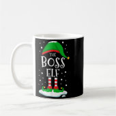 Mug The Boss Elf Christmas Family Matching Xmas Group  (Gauche)