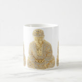 Mug Thé Café Bouddha Strass Doré (Centre)